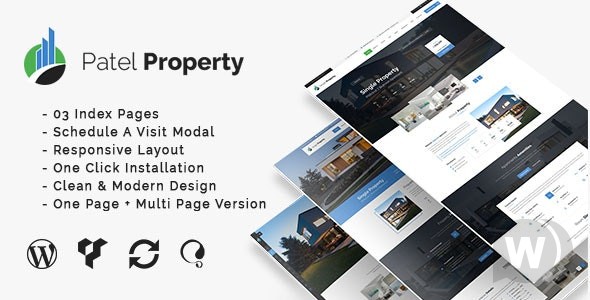 PatelProperty v2.3 – Single Estate WordPress 主题