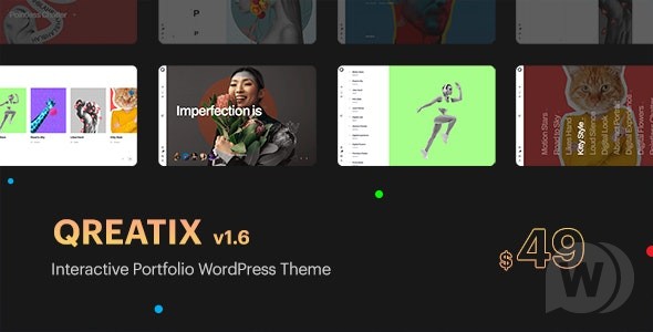 Qreatix v2.4.1 破解版 – 交互式组合 WordPress 主题
