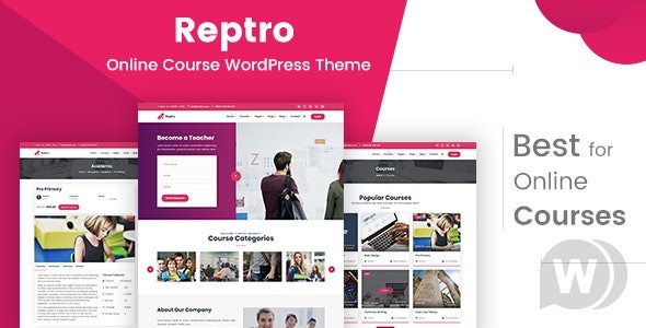 Repro v2.1 – 在线课程的 WordPress 主题