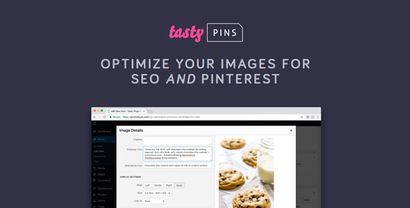 Tasty Pins v1.9.1（已汉化） – WordPress图像SEO插件