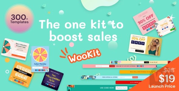 Wookit v1.0.1 – 电子邮件弹出窗口，购物车放弃