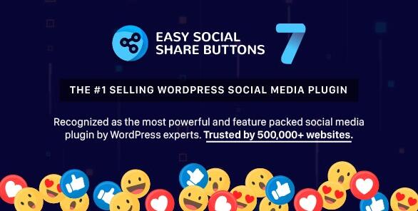 Easy Social Share Buttons v9.9 破解版（已汉化） – WordPress 社交分享按钮插件