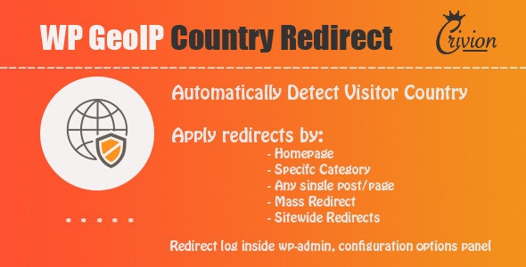 WP GeoIP Country Redirect v4.0 – IP地理位置自定义重定向插件