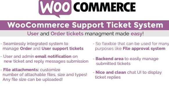 WooCommerce Support Ticket System v16.9破解版 – WooCommerce 支持票务系统