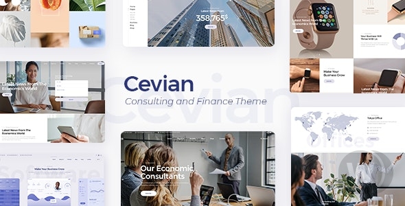 Cevian v1.2 – 商务 WordPress 模板