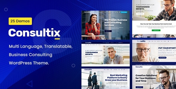 Consultix v4.0.1 – 商务咨询 WordPress 主题