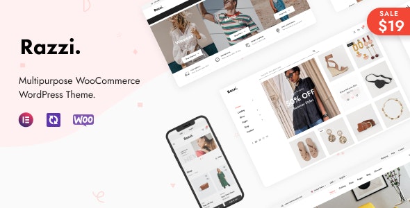 Razzi v2.1.3 – WooCommerce 的多用途 WordPress 主题