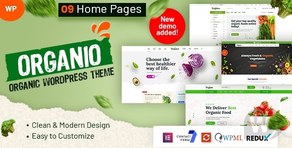 Organio v1.5.0 – WordPress 有机商店