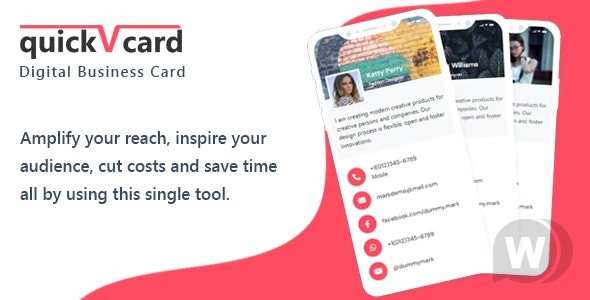 QuickVCard v1.6 – 数字名片 (SaaS) 源码