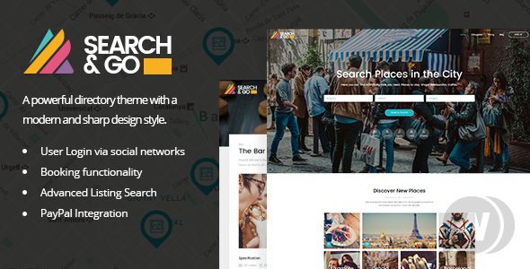 Search & Go v2.6 – 现代 WordPress 目录主题