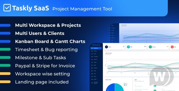 TASKLY SaaS v5.9 – 项目管理源码