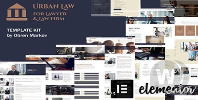 Urban Law v1.0.1.1 – 律师和律师事务所 Elementor 模板套件