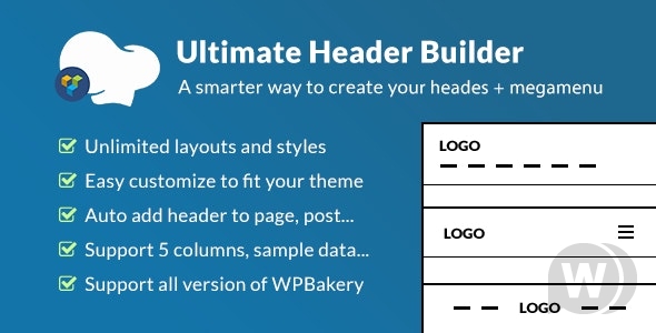 Ultimate Header Builder v1.8 – WPBakery Page Builder 的插件