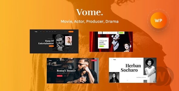 Vome v1.0.7（已汉化） – 多功能电影工作室WordPress主题