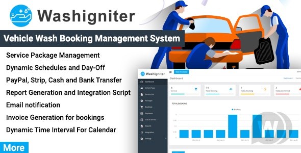 Washigniter v1.0 – 洗车预约管理系统