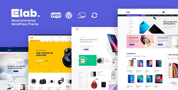 eLab v1.2.4破解版 – WordPress电子商务主题