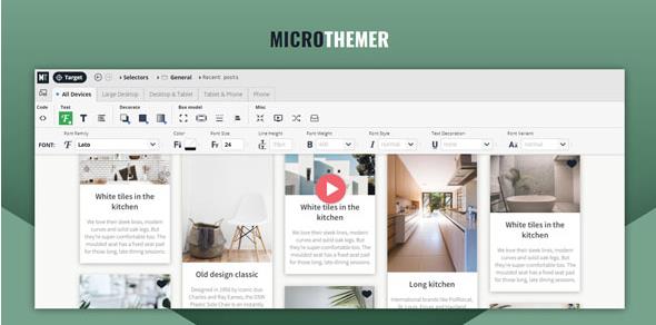 Microthemer Pro v7.3.1.9 – WordPress视觉设计CSS插件