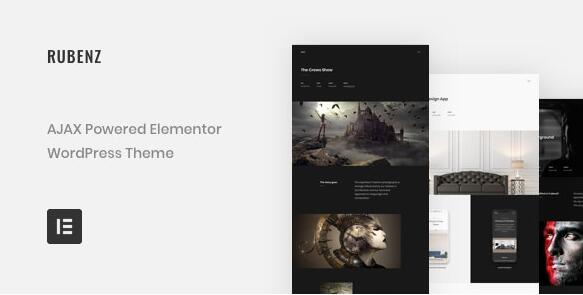 Rubenz v2.7.4（已汉化） – Creative Portfolio AJAX WordPress主题