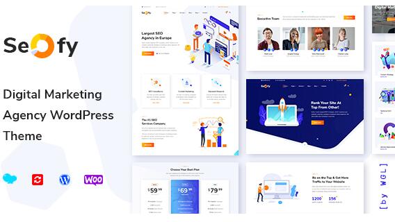 Seofy v1.6.8 – 数字营销公司WordPress主题