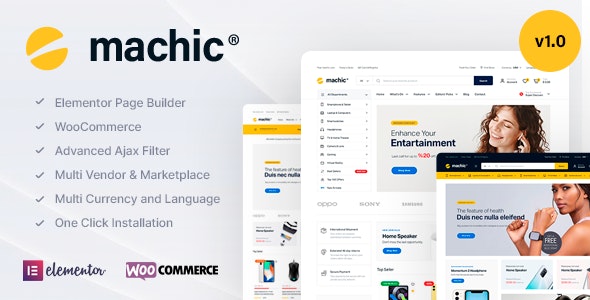 Machic v1.4.5 – WooCommerce电子商店主题