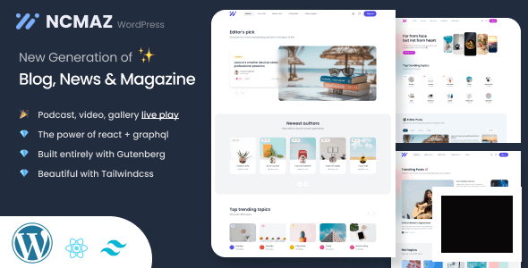 Ncmaz v4.3.6 – 博客杂志 WordPress 主题