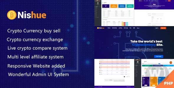 Nishue v4.2 – 加密货币交换源码