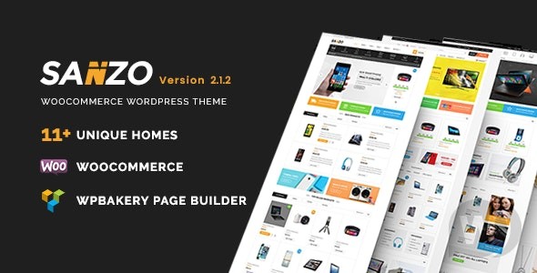 Sanzo v2.1.2 – WooCommerce 的响应式 WordPress 主题