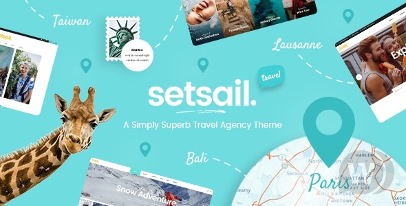 SetSail v1.7 – WordPress旅游主题