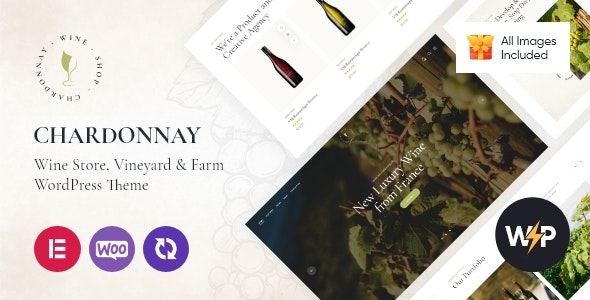 Chardonnay v1.10.0 – WordPress葡萄酒商店和葡萄园主题