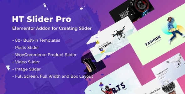 HT Slider Pro For Elementor v1.2.2