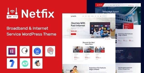 Netfix v1.0.4 – 宽带和互联网服务 WordPress 主题