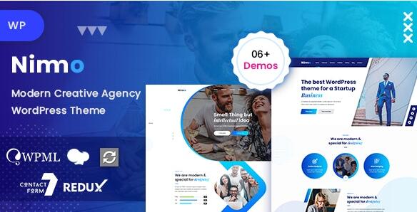 Nimmo v1.2.5 – One page WordPress Theme for Creative