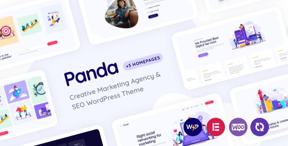 Panda v1.18 – 创意营销机构和 SEO WordPress 主题