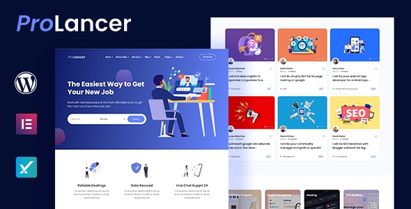 Prolancer v1.4.3 – 自由市场 WordPress 主题