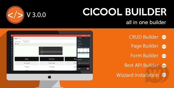 Cicool v3.4.3 – 表单构建器、页面构建器、API