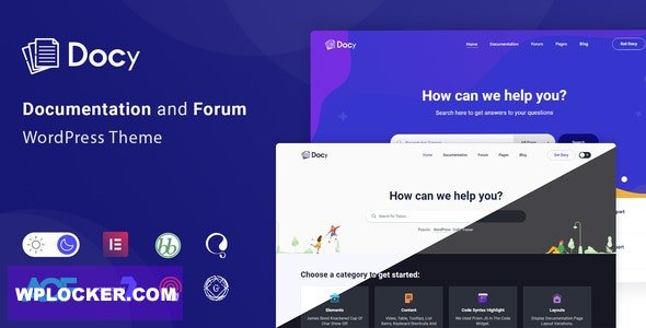 Docy v3.5.1（已汉化） – WordPress文档和知识库帮助论坛主题