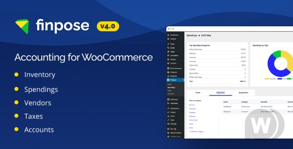 Finpose PRO v4.0.1 – WooCommerce 的簿记