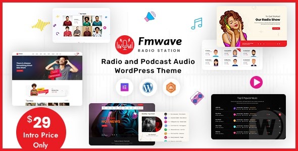 Fmwave v2.8 – WordPress电台主题