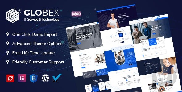 Globex v1.7 –  IT 解决方案和服务 WordPress 主题