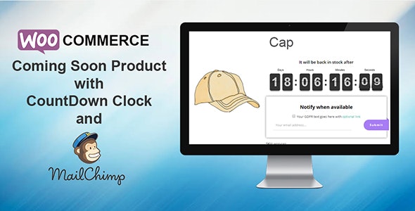 WooCommerce Coming Soon Product with Countdown v4.1 – WooCommerce产品发布倒计时插件