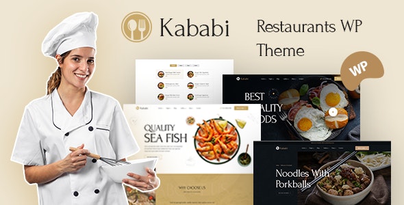 Kababi v1.0.4（已汉化） – WordPress餐饮美食主题