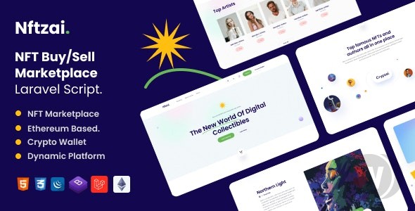 Nftzai v2.1（已汉化） – NFT 市场的 Laravel 源码