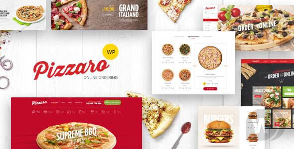 Pizzaro v1.3.12 – 快餐店的 WooCommerce 模板