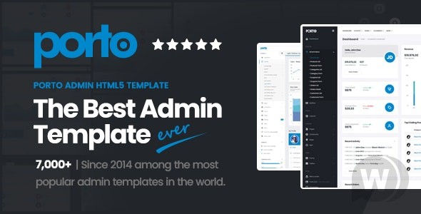 Porto Admin v4.0.0 – 响应式 HTML5 管理面板模板