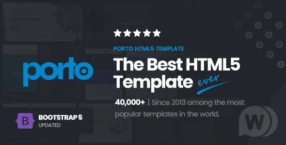 Porto HTML v10.0.0 – 响应式 HTML5 模板