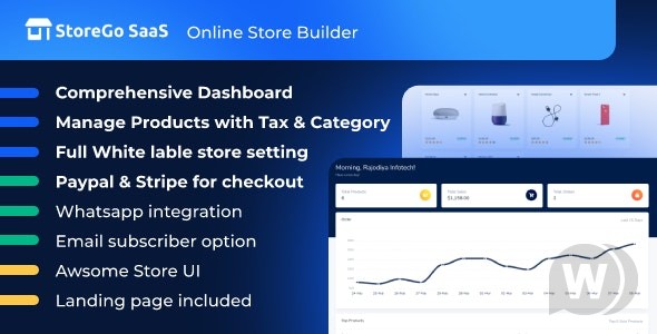 StoreGo SaaS v7.0 – 在线商店构建器