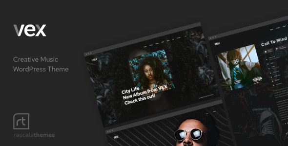 Vex v1.2.3 –  WordPress音乐主题