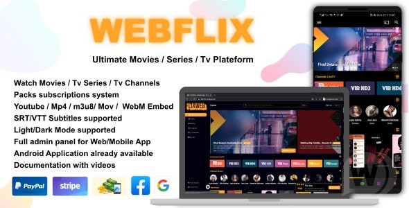 WebFlix v1.5 – 看电影/电视的源码