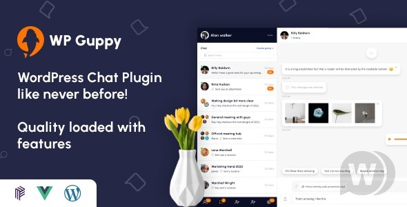 WP Guppy Pro v4.3.1 – WordPress 实时聊天插件