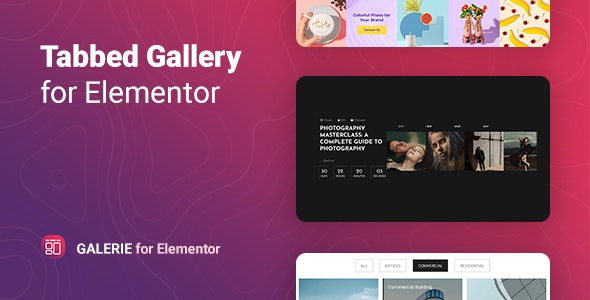 Galerie v1.0 – Elementor 的选项卡式画廊